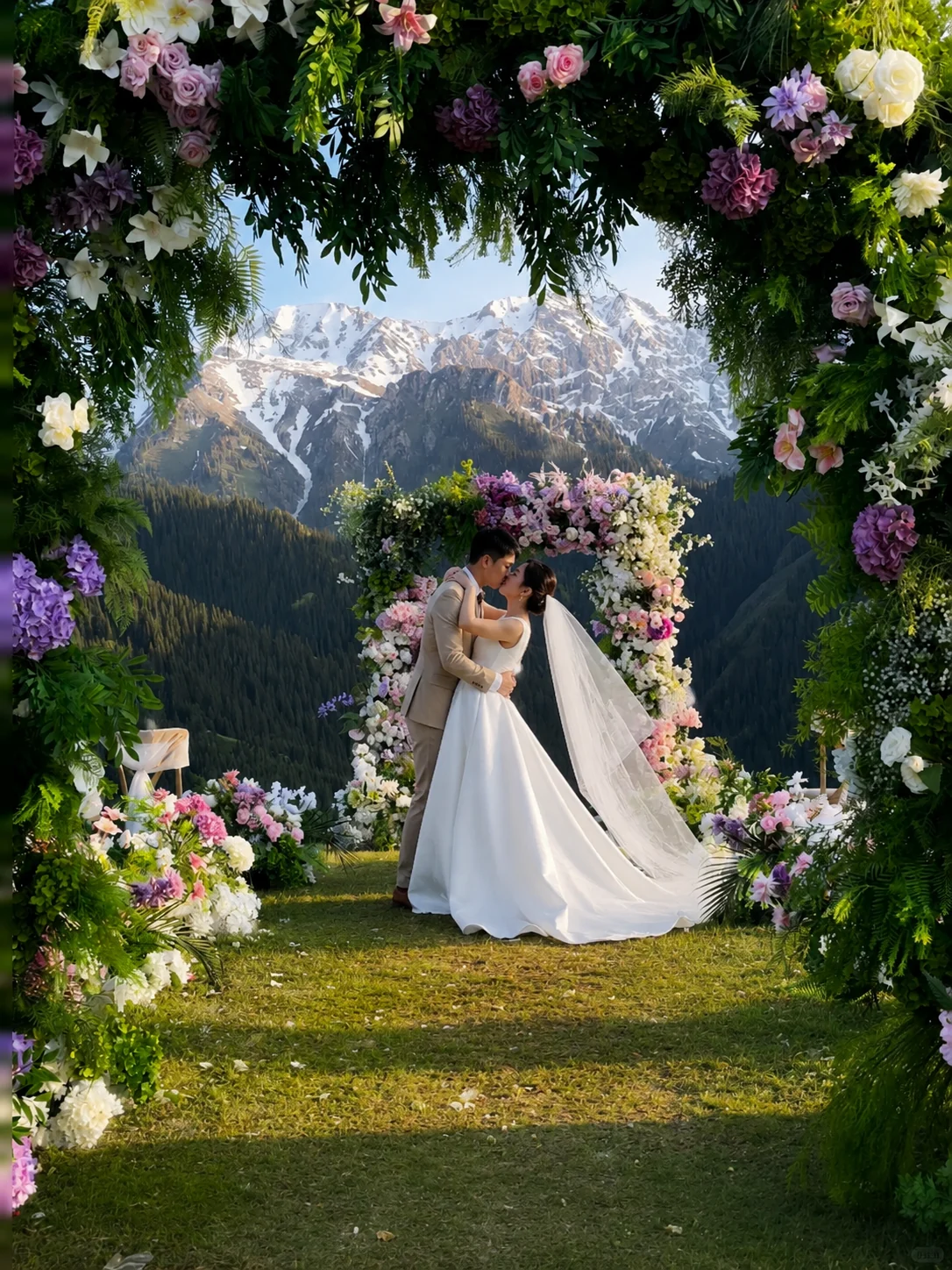 山景花园婚礼仪式现场