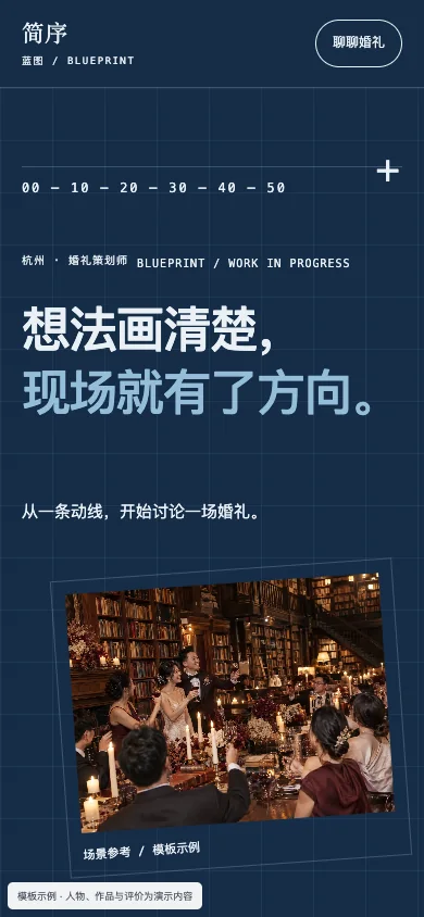 蓝图 Blueprint手机页面预览